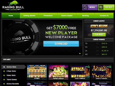Raging Bull Casino No Deposit Bonuses .